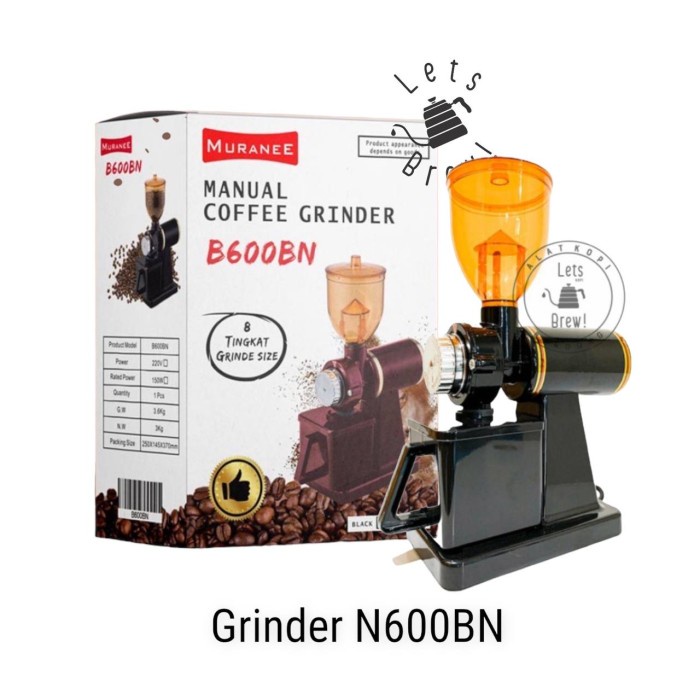 Muranee Coffee Grinder B600BN Grinder Coffee Elektrik