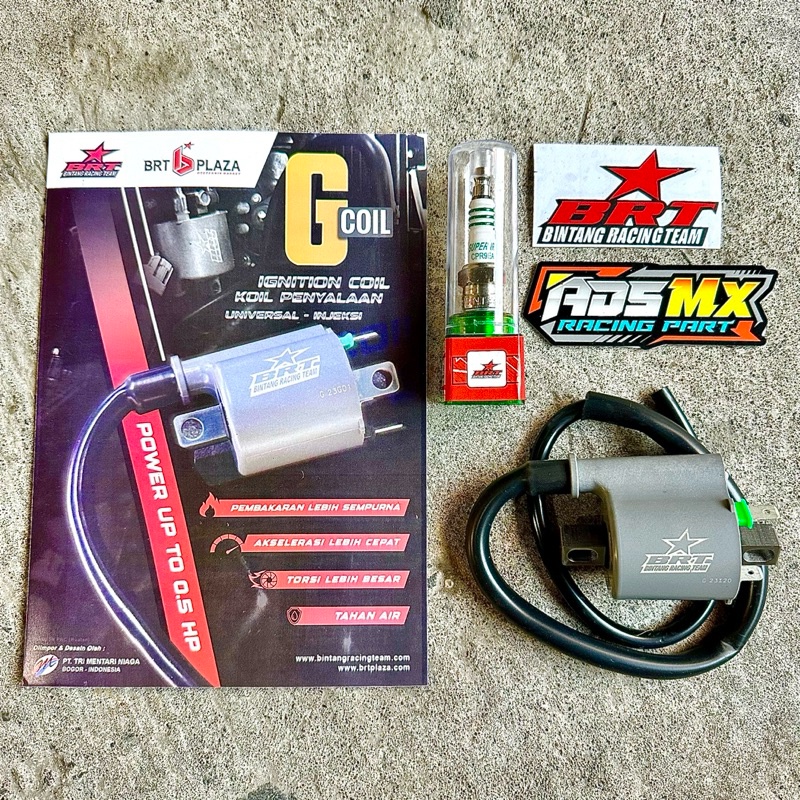 Koil Coil Super G BRT Motor Injeksi GRATIS Busi BRT Beat Vario Nmax WR Aerox MX King CRF Scoopy