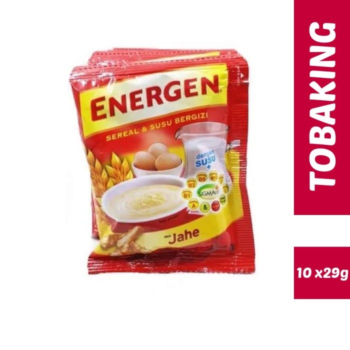 

(TopSeller) Energen Jahe renceng sereal 10 x 29 gr