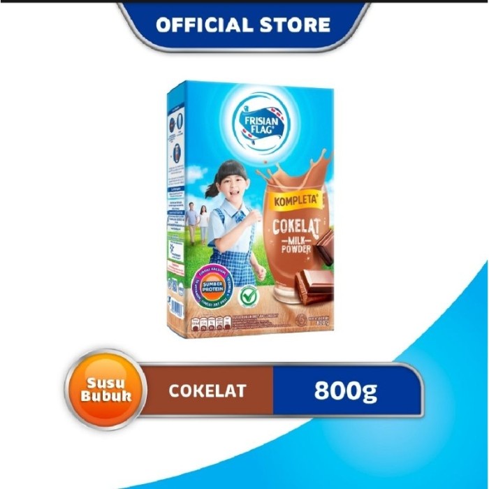 

(TopSeller) Frisian Flag Kompleta Cokelat 800gr - Susu Bubuk Keluarga
