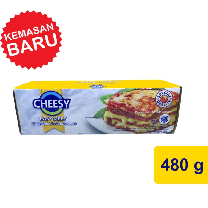 

(TopSeller) CHEESY EASY MELT 480GR, KEJU LUMER YG MELTED. ENAK & NGEJU UNTUK COCOLAN