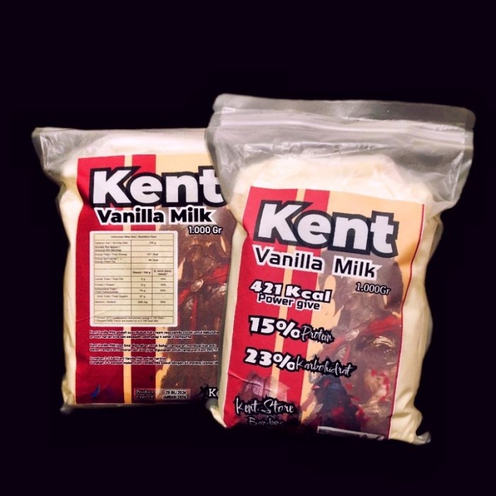 

(TopSeller) Kent Vanilla Milk (Susu Rasa Vanilla mix Kent Protein)