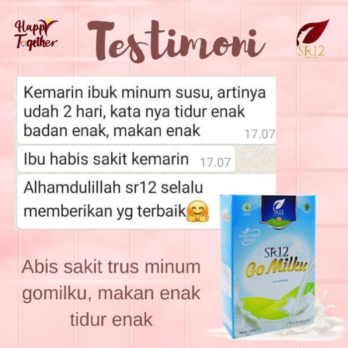 

(TopSeller) GO MILKU SR12 MENINGKATKAN KECERDASANAN ANAK MENINGKATKAN KESEHATAN TULANG DAN MENGATASI