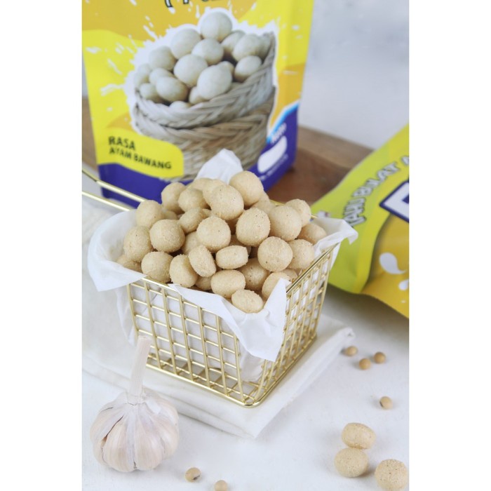 

(TopSeller) Tahu Bulat Mini Kering F1 Ayam Bawang 1000gr (1 kg)