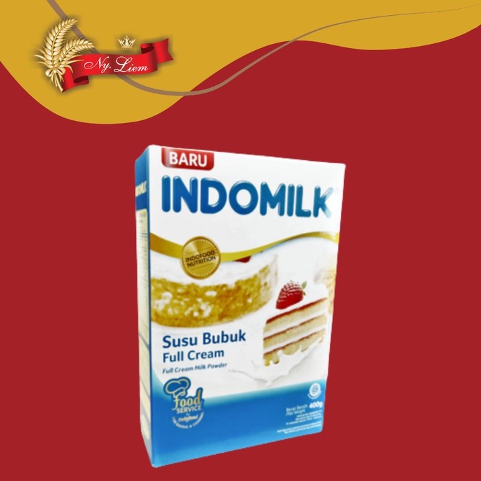 

(TopSeller) INDOMILK Susu Bubuk Full Cream Baking 400 gram