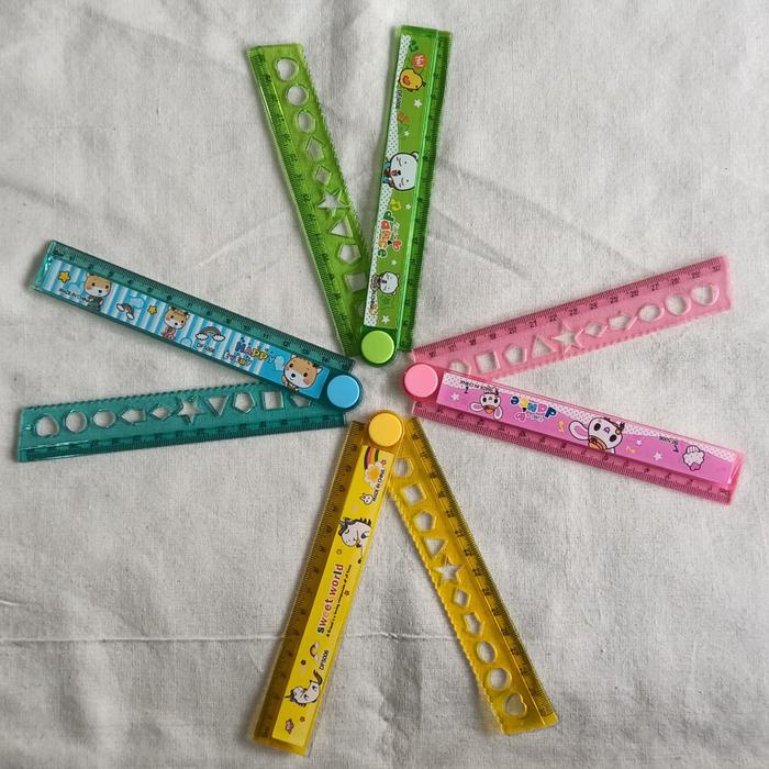 

Penggaris Lipat Fancy 30 Cm Penggaris Fancy Lipat