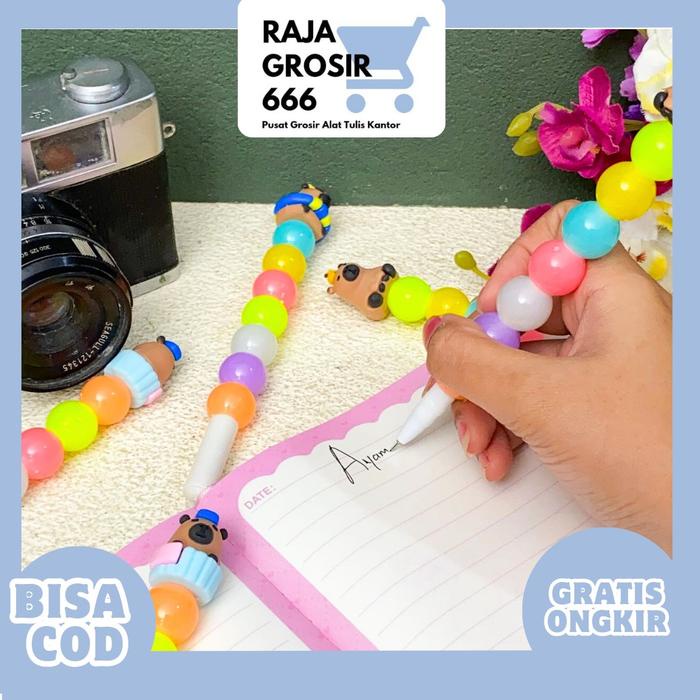 

Pulpen Gel Bola-Bola Capybara Pgk-1826 Bolpen Pen Pena Alat Tulis Kantor Cod Capibara Kapibara