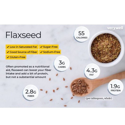 

A Natural Golden Flaxseed 500Gr