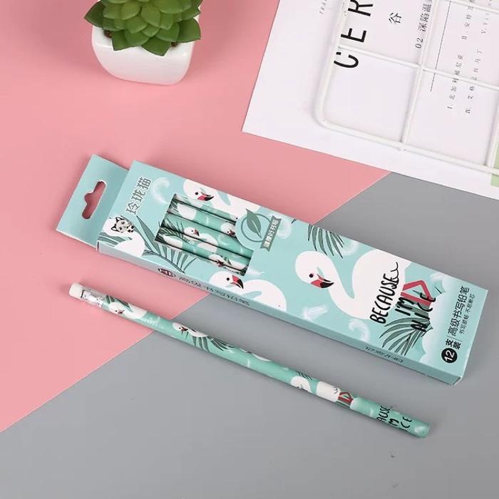 

Pensil 013 Pensil Hb Edisi Flamingo Pensil 1 Kotak 12 Pcs Pensil Motif Unik