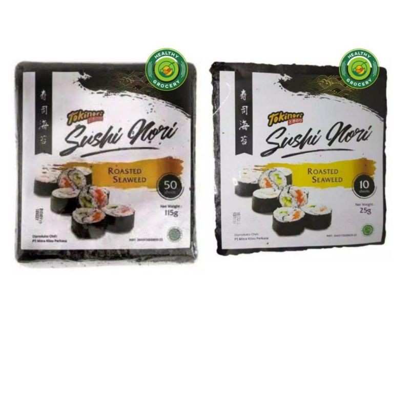 

A Tokinori Sushi Nori Roasted Seaweed 10 Sheet / 50 Sheet