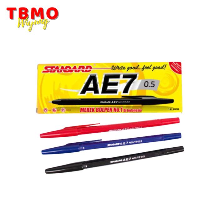 

Tbmo Bolpen Ae7 Fine 0.5 Per Pack Isi 12 Standard / Bolpen Standard