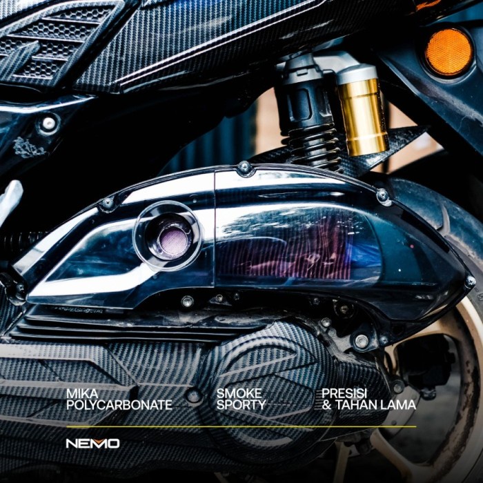 Cover Filter Tutup Hawa Veloscope All New Nmax Aerox 2020 Transparant