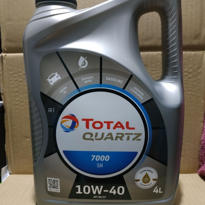 OLI MOBIL TOTAL QUARTZ 7000 10W-40 GALON ORIGINAL