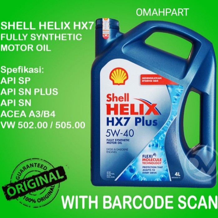 SHELL HELIX HX7 5W 40 ORIGINAL