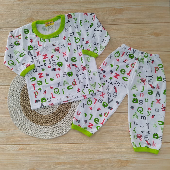 setelan baju bayi laki laki 6 12 bulan baby lengan panjang
