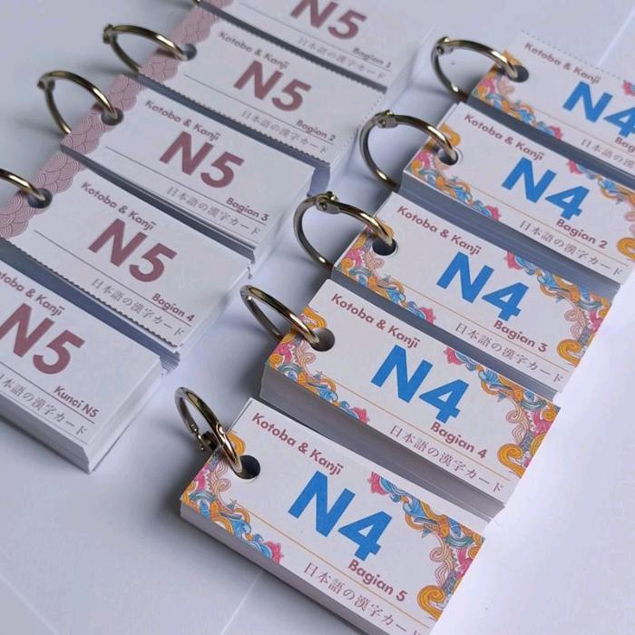 

pintar- (835 kanji) PAKET HEMAT KANJI & KOTOBA N5&N4 BAHASA JEPANG Paper Stationery