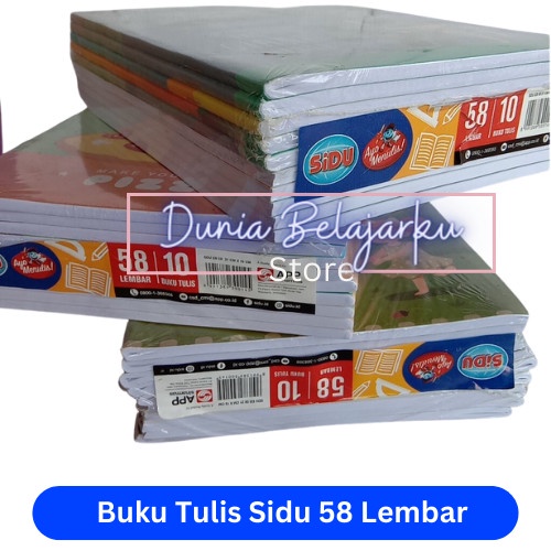 

pintar- Buku Tulis Sidu 58 Lembar isi 10 Buku