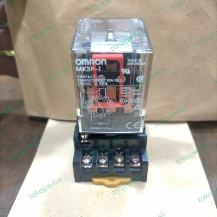 RELAY OMRON MK3P 220V SET KAKI 11 OMRON