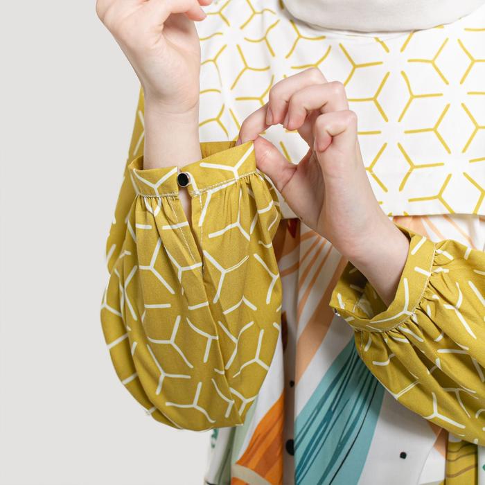 Tunik Full Print Bianca By Ameela.Kl Katun Toyobo