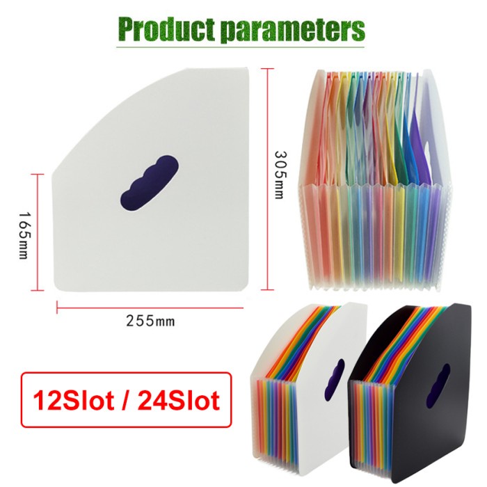 

pintar- 13 Sekat Box File Folder A4 Dokumen Map Bag Expanding Meja