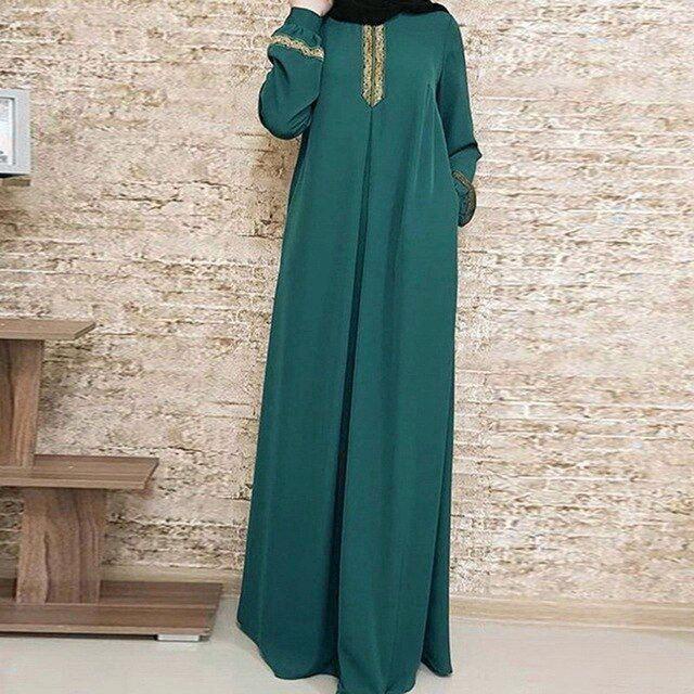 Maxy Dress Abaya Turky 2025 Renda Wanita Hitam Mewah Gamis Turki Kaftan Arab
