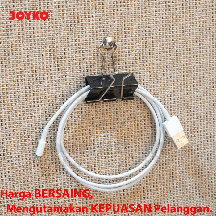 

pintar- Binder Clips No 320 Joyko / Clip Hitam Klip Jepit Kertas Besar 110 mm