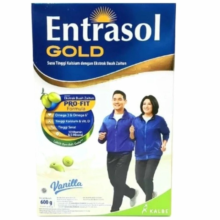 

BARANG TERLARIS entrasol gold 600gr vanilla
