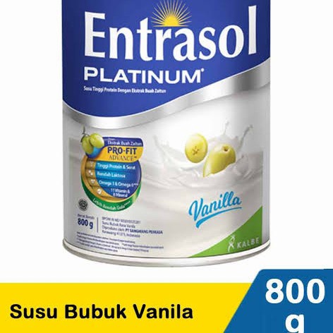 

BARANG TERLARIS Entrasol Platinum Vanilla 800 gr