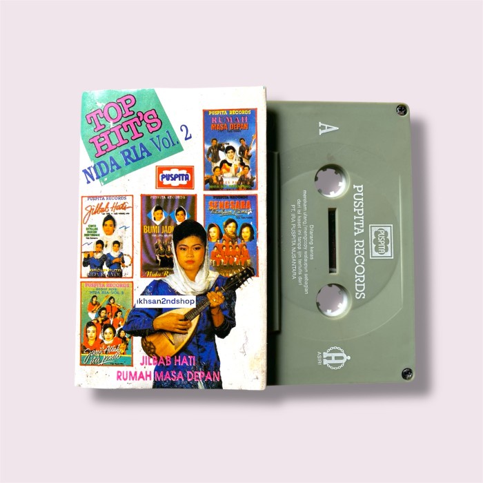 Kaset Pita Nida Ria - Top Hit's Vol. 2