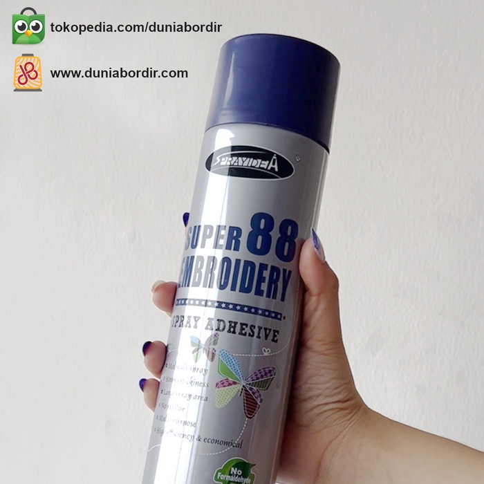 

Sprayidea Super 88 Embroidery Spray Adhesive Glue Lem Semprot Bordir Jahit atau Kerajinan Tangan