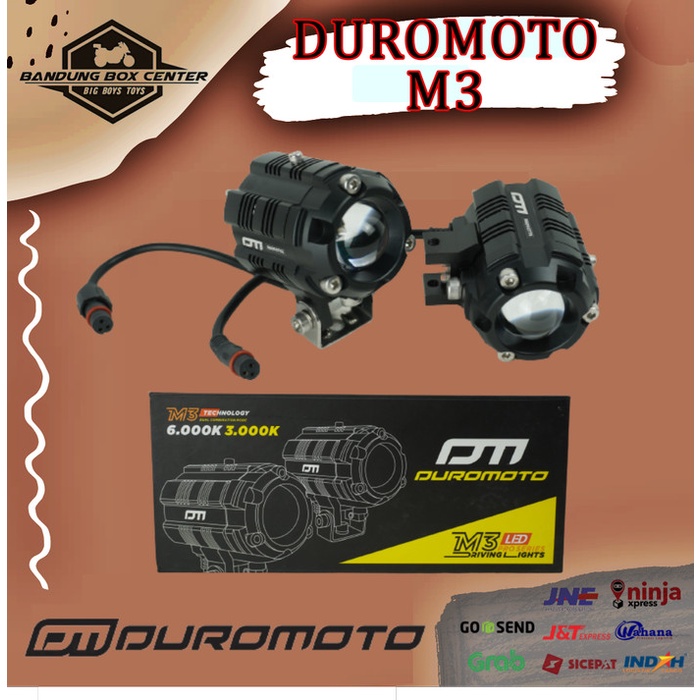 Lampu Duromoto M3 Lampu Tembak Foglamp Motor Mobil Duromoto M 3