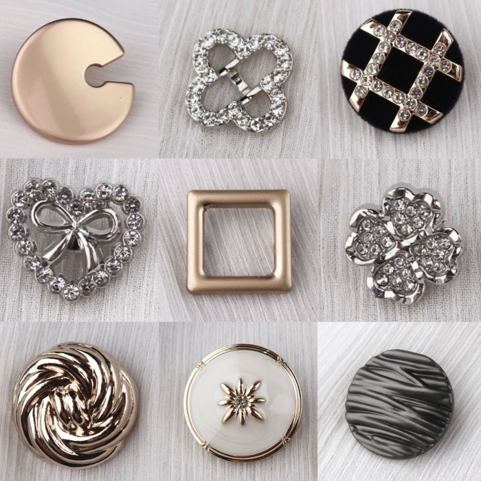 

kancing Jamur Unik Mewah Elegan Kancing Blzer Facny Button Mix