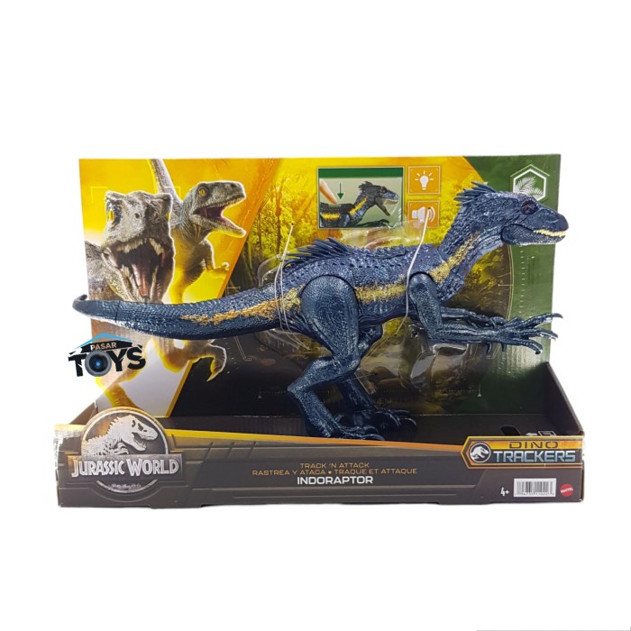 PROMO Jurassic World Dino Trackers Track N Attack Indoraptor Dinosaur Figure