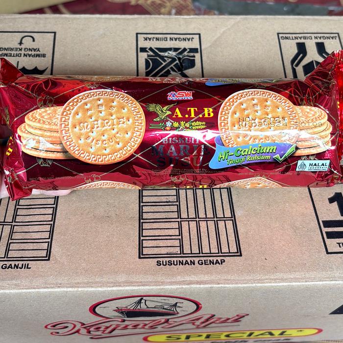 

DISKON Agen distributor makanan ringan cemilan anak ultah snack biskuit a.t.b marie susu high