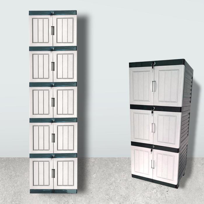 READY STOK GARANSI 100% / SINCANA KAYU MINI - Lemari Plastik 5 Susun