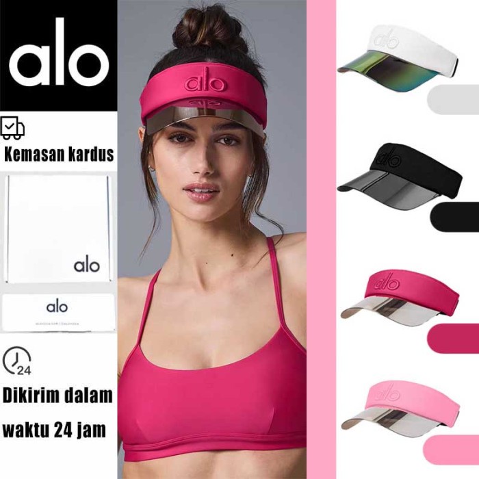 TERBARU [COD]ORI AlO Solar Visor Topi Olahraga Asli AlO Sun Hat Topi Yoga-UV