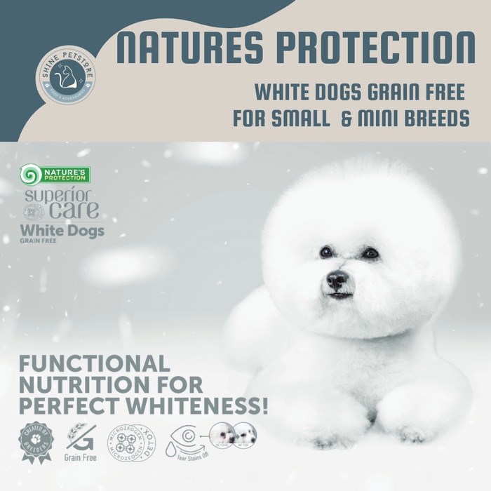 Dogfood Natures Protection Superior Care White Dog Junior Adult 1.5 Kg #Gratisongkir