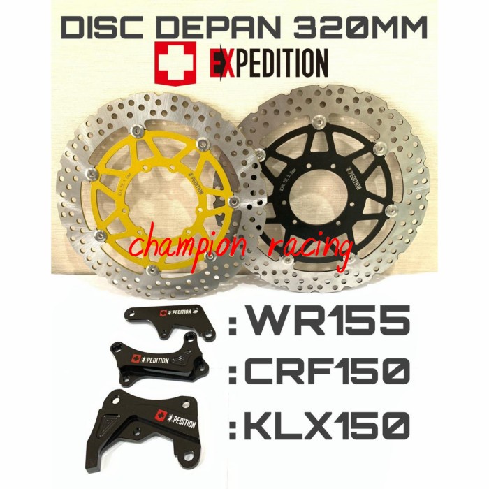 DISC BRAKE - PIRINGAN CAKRAM DEPAN EXPEDITION FLOATING HONDA CRF 150 SIAP KIRIM