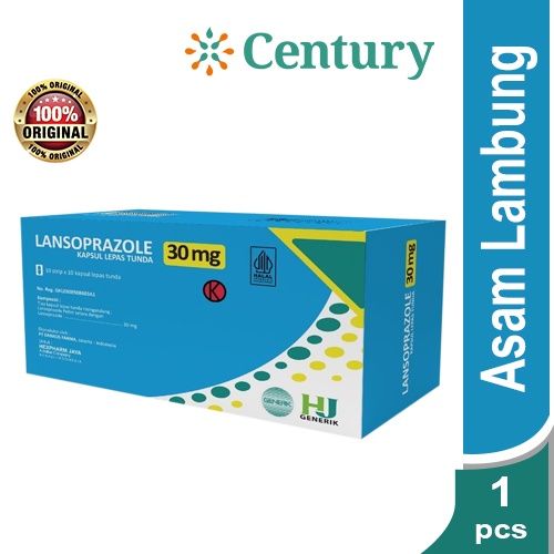 LANSOPRAZOLE 30 MG 1 STRIP 10 TABLET/ MAAG/ LAMBUNG / GASTRO / LAMBUNG PERIH