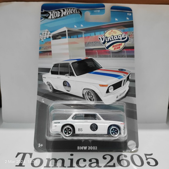 HOTWHEELS BMW 2002 (VINTAGE RACING CLUB)