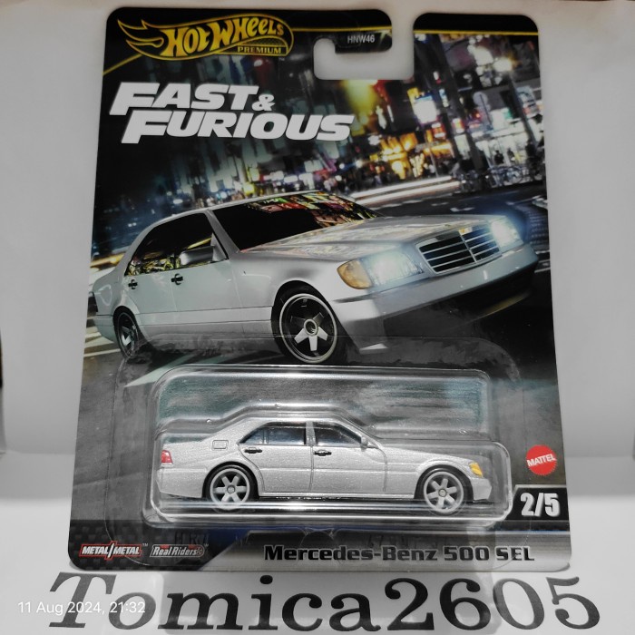 HOTWHEELS MERCEDES BENZ 500 SEL (FAST & FURIOUS)