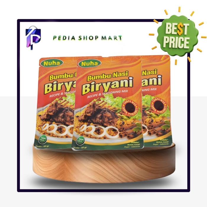 

VH257 Bumbu Instan Nuha Biryani Rempah Untuk Nasi Briyani Lengkap Praktis GRATIS ONGKIR