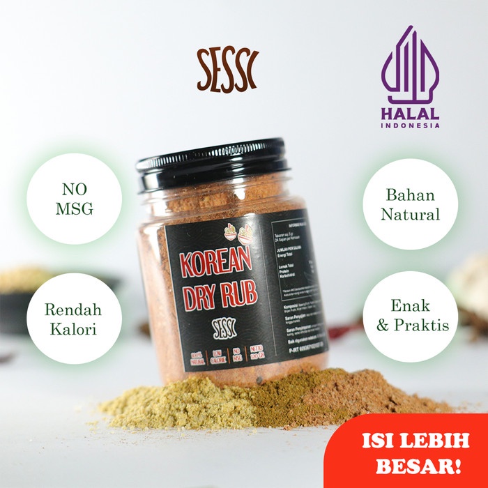

HV564 Sessi Bumbu Diet Marinasi Instan Rasa Korean Dry Rub SALE