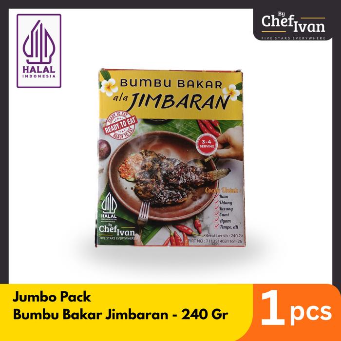 RB558 JUMBO PACK Bumbu Ikan Bakar Bumbu Masak Instan untuk Seafood Udang Cumi Ayam Siap Saji 240 gr