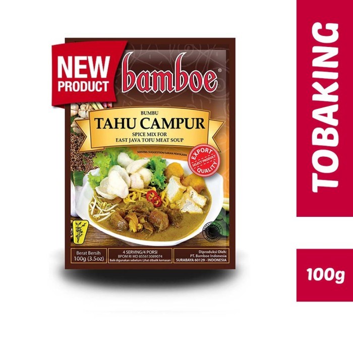 

IA230 Bamboe tahu campur bumbu instan OBRAL