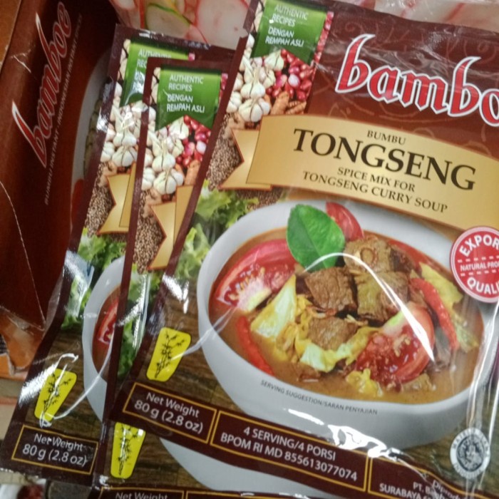 

CN525 Bamboe Bumbu Tongseng Instan / Spice Mix Curry Soup 80 gram OBRAL
