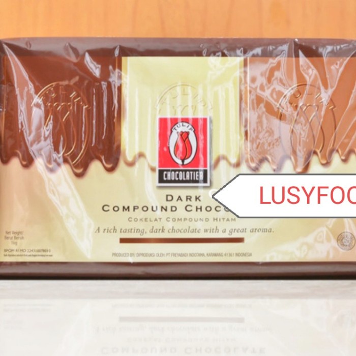 

Lezat- Tulip dark chocolate compound 1 kg