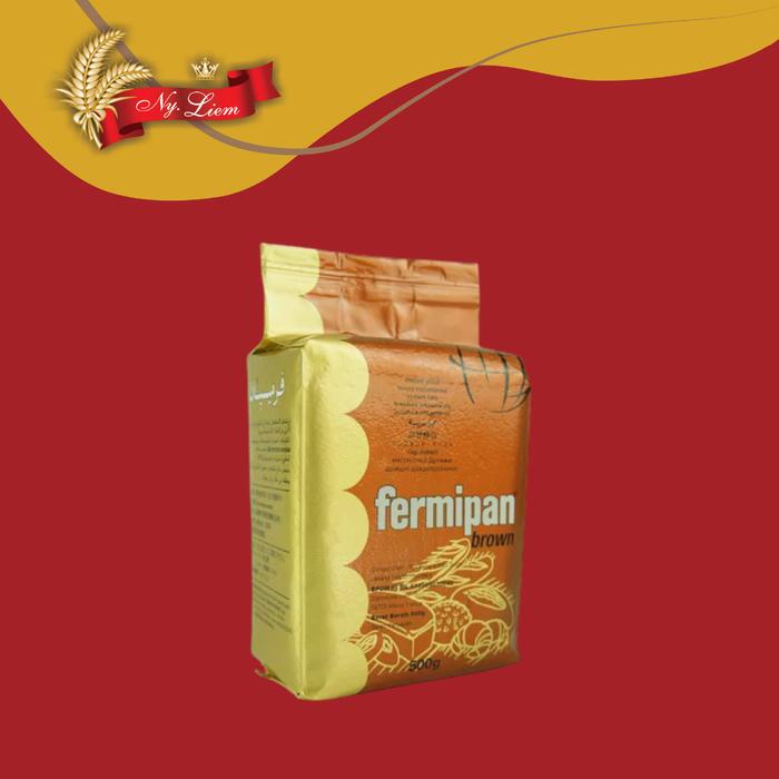 

Lezat- FERMIPAN Ragi Instant / Dry Yeast Brown 500 gram