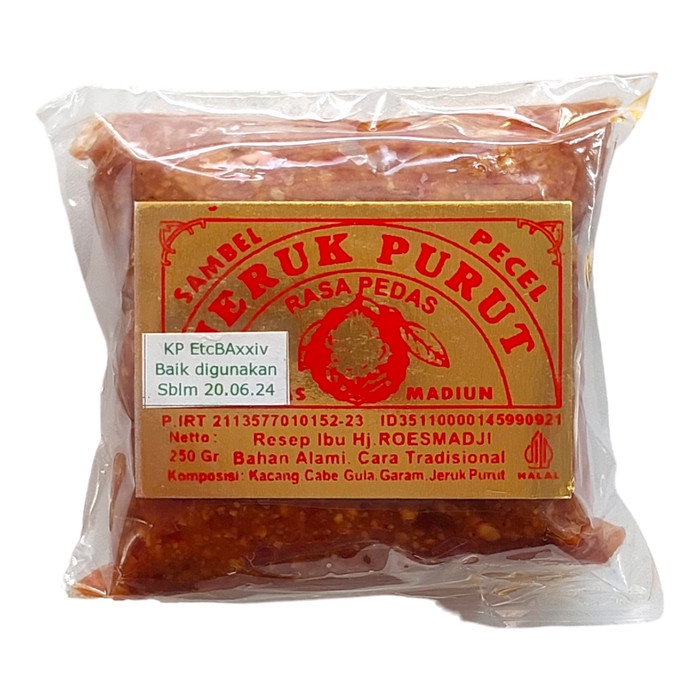 

GM773 Sambel Pecel Jeruk Purut Bumbu Kacang Instan Resep Sambel Pecel Madiun STOK TERBATAS