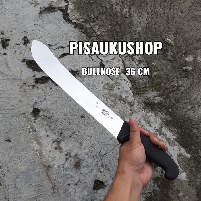 PREMIUM VICTORINOX Fibrox Butcher Knife 36cm Bullnose 5.7403.36 Pisau Daging